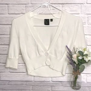 Cropped 3/4 Sleeve Sweater